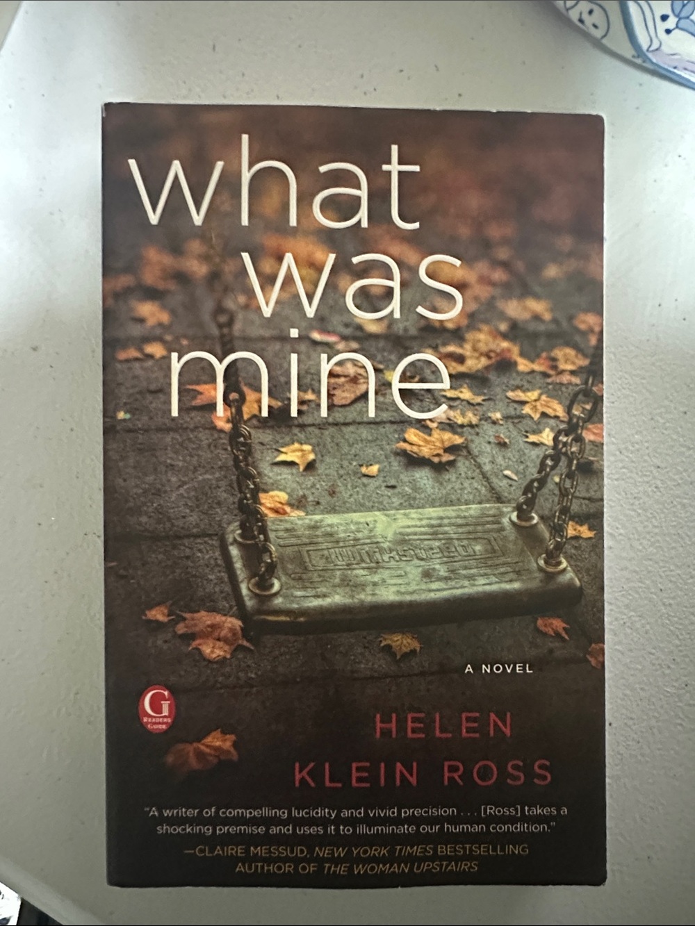 What Was Mine by Helen Klein Ross - Paperback Novel - Brown Autumn Cover